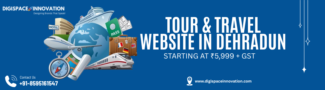 Tour and travel website development company in Dehradun