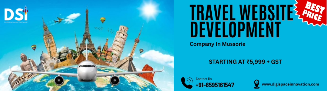 Tour and travel website development company in Mussorie